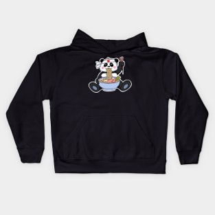 Japanese Ramen Panda Kawaii Cute Noodles Anime Kids Hoodie